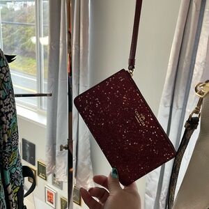 Coach Star Sparkle Wristlet NWOT